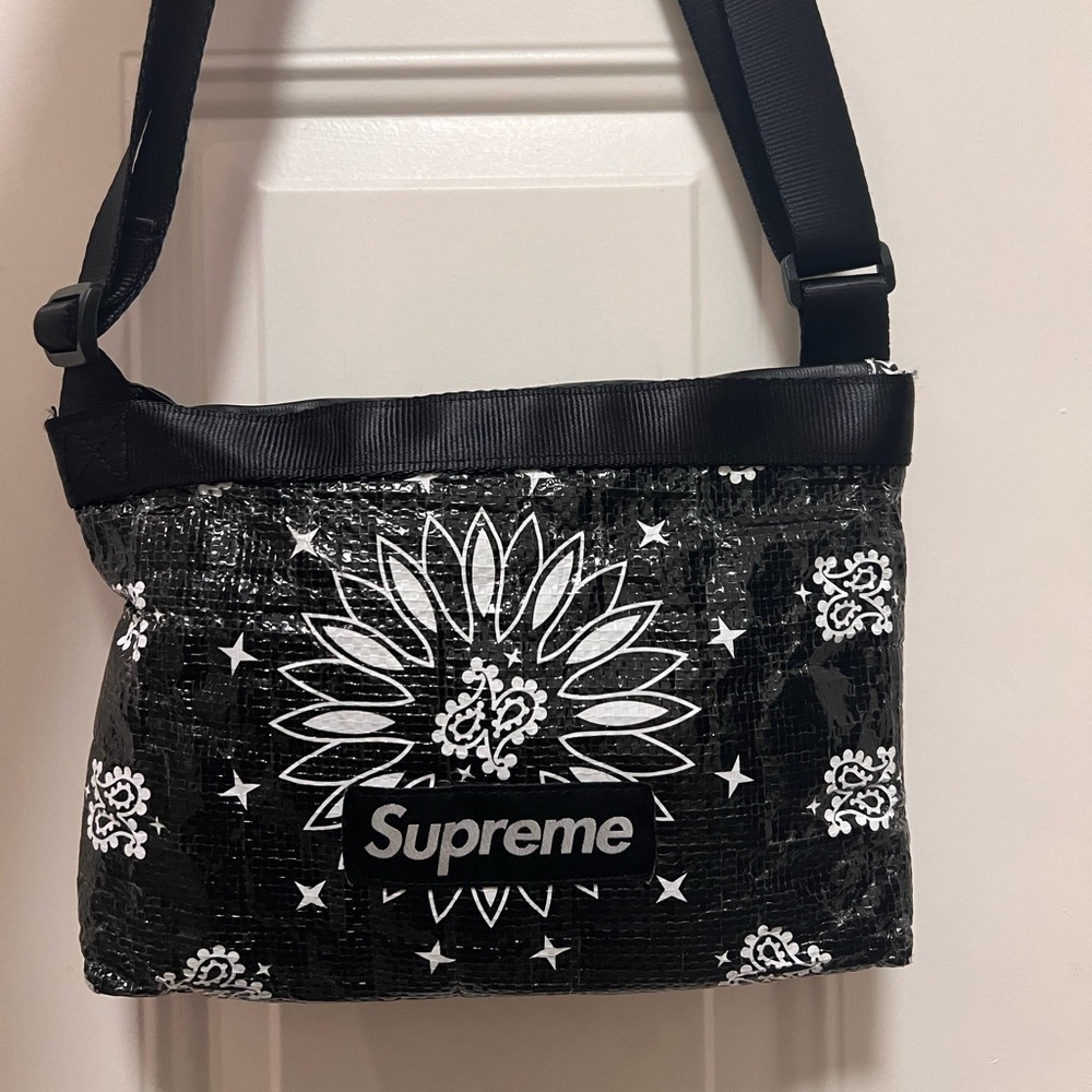 Supreme Bandana Tarp Side Bag